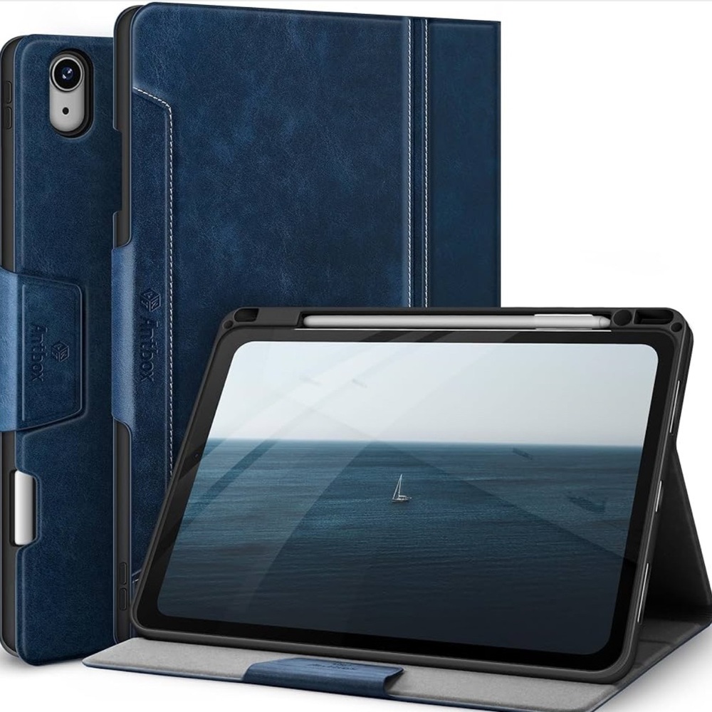 iPad Air 5th/4th Gen 10.9” Vegan Leather Case Pencil Holder